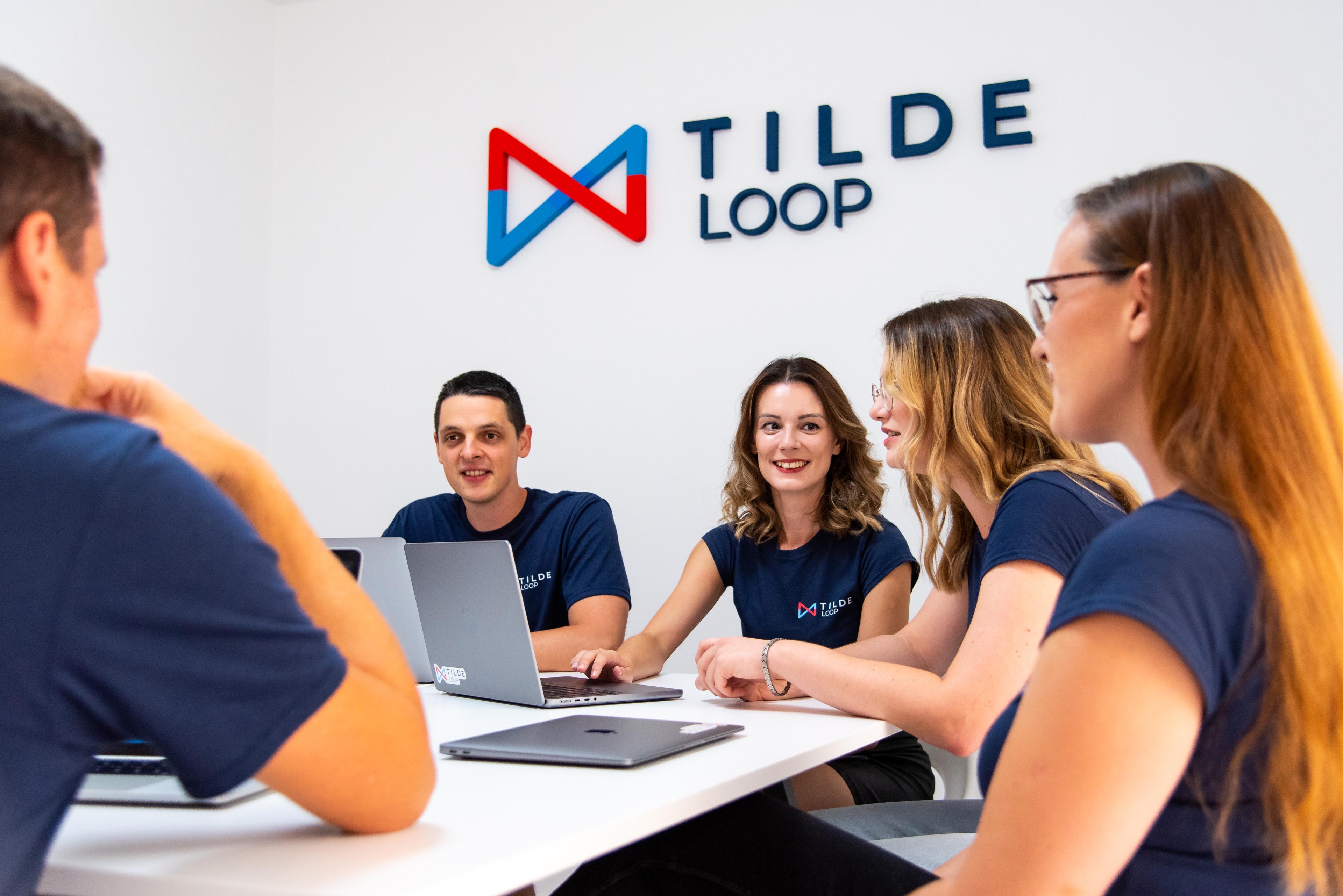The Tilde Loop engineering team together at the Split office